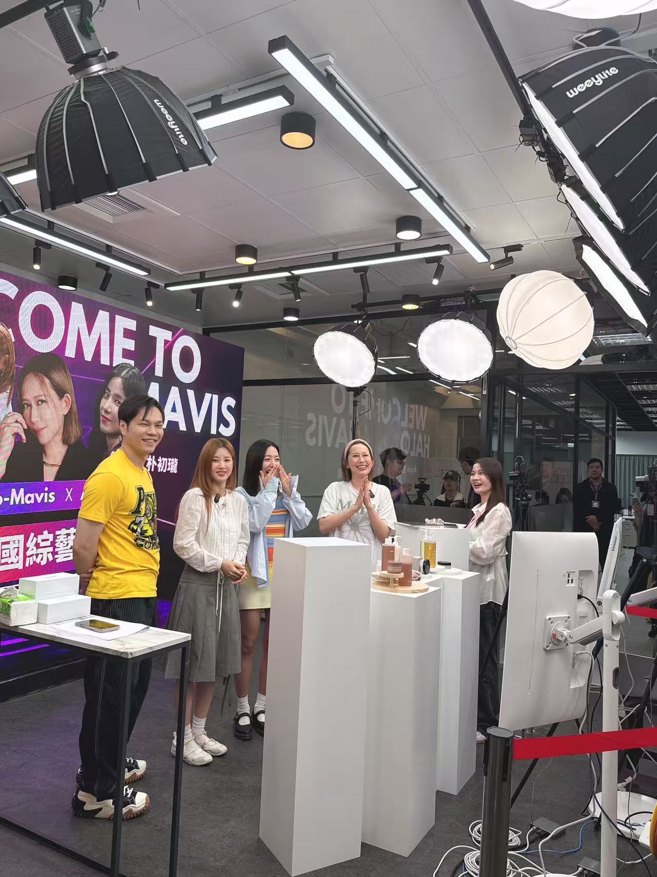 Apink x Mavis 방송 촬영 현장